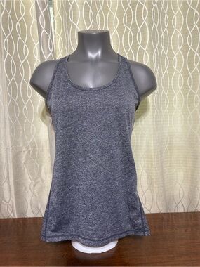 Women's Icyzone Charcoal Racerback Tank Top - Classic Fit